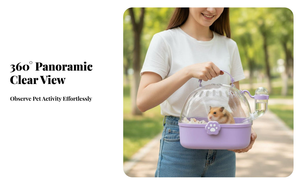 Transparent Capsule Pet transport Spacious Interior Small creature excursion Bag