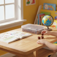 100 Pieces Interlocking Counting Cubes Easy to Connect Math Linking Cubes Multi-Colored Connecting Counting Blocks for Preschoolers, Homeschooling