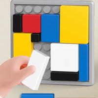 Shape Game Toy Rectangular Blocks Spatial Reasoning Game Raised Edges