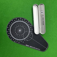 Pool Aiming Board Aim Angle Grid Cue-Ball Practice Board Concentric Rings Pool Cue Aiming Aid