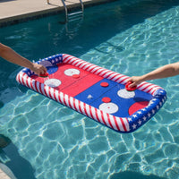Floating Air Hockey Game Portable Inflatable Hockey Table Reusable for Beach