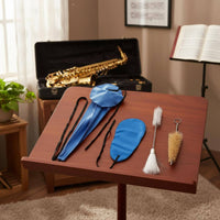 4 Pieces Saxophone Swab Set Soft Cotton Sax Cleaning Cloth Set for Practice Room