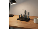 Cityscape Display Stage Dynamic Posing Robot Model Battle Diorama Easy Assembly Articulated Figure Support Stand for Hobbyists, Toy Photography