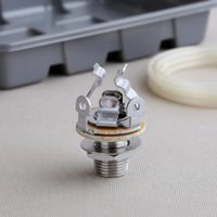 Panel Mount Audio Socket Hex Nut Electronic Part Copper Contact