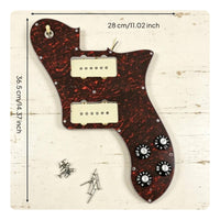 load Pickguard Pre-Wired Prewired Pickguard Assembly Mounting Screws Included Guitar Scratch Plate with Pickups for Guitarists, DIY Enthusiasts