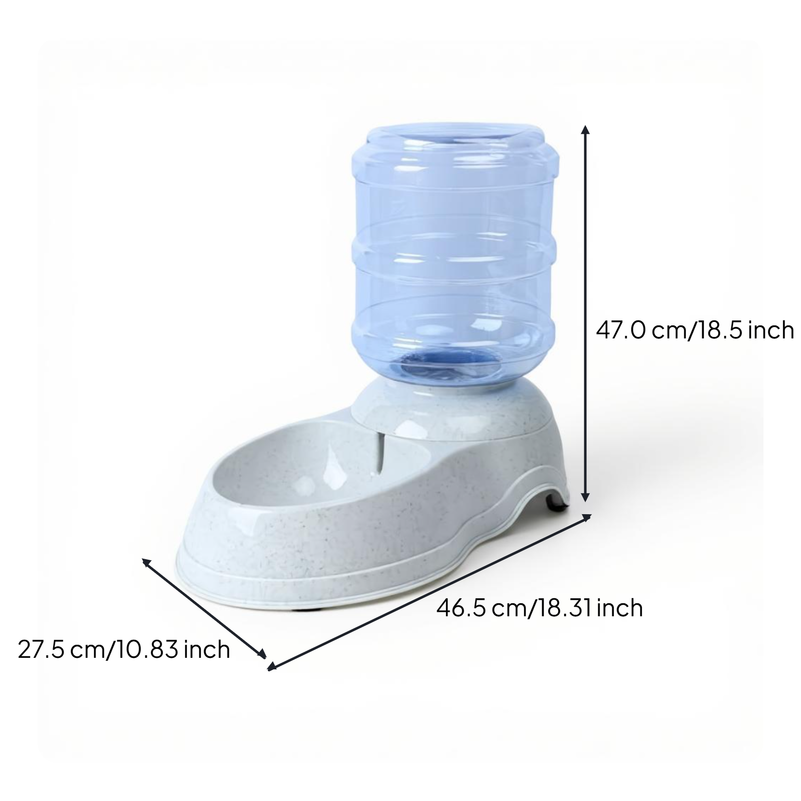 Large auto pet water dispenser