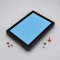 Highway Road Base Cobblestone Texture Miniature Scene Platform Black Frame
