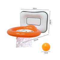 Inflatable Basketball Hoop Headband Interactive Wearable Basketball Hoop Toy