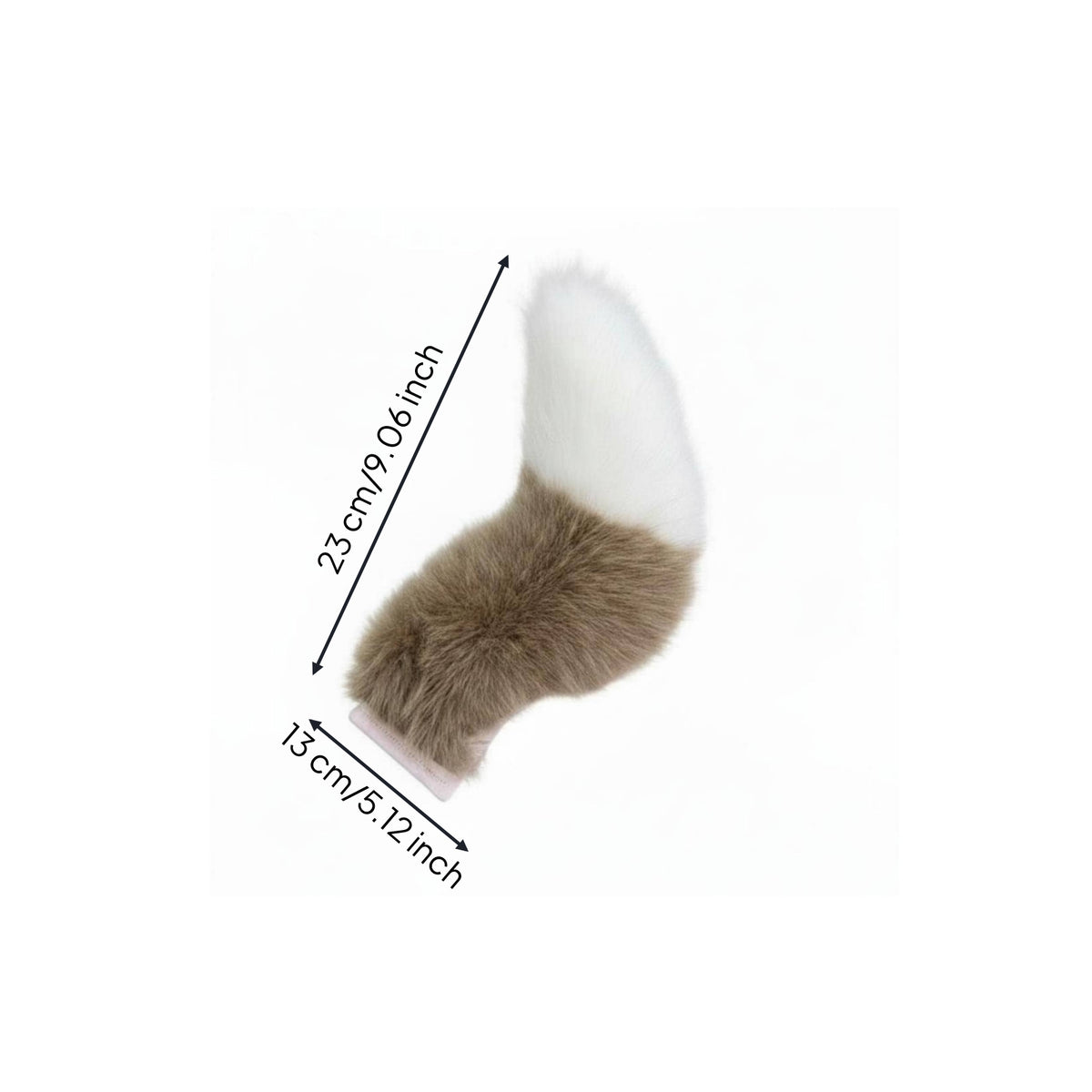 Swinging Wild Canine Ornament Voice Control Swinging Tail Decoration Easy To