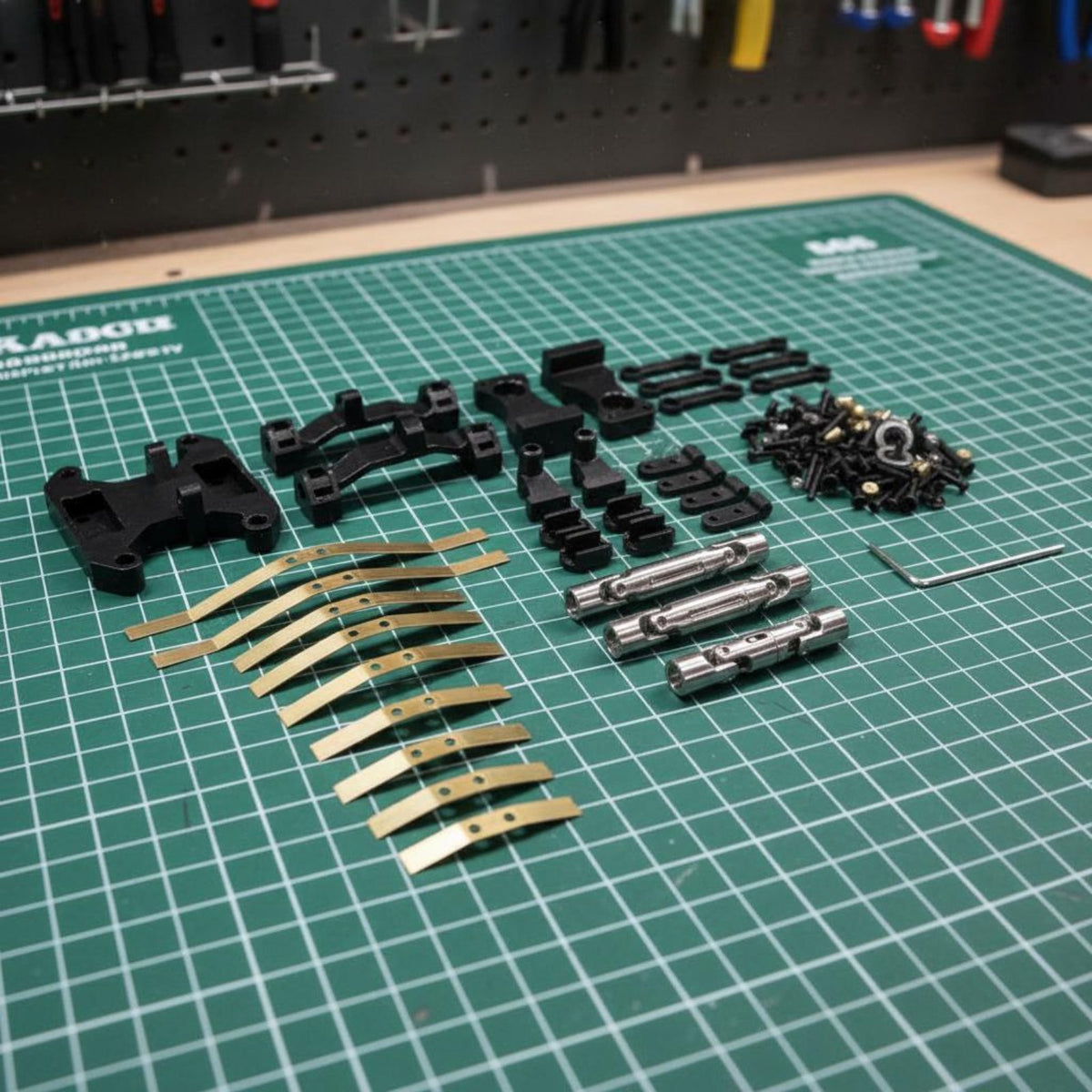 Metal Drive Shaft Shock Absorption System Kit 6WD Truck Parts Increased Payload Capacity Metal Seesaw Shock Absorption System Kit