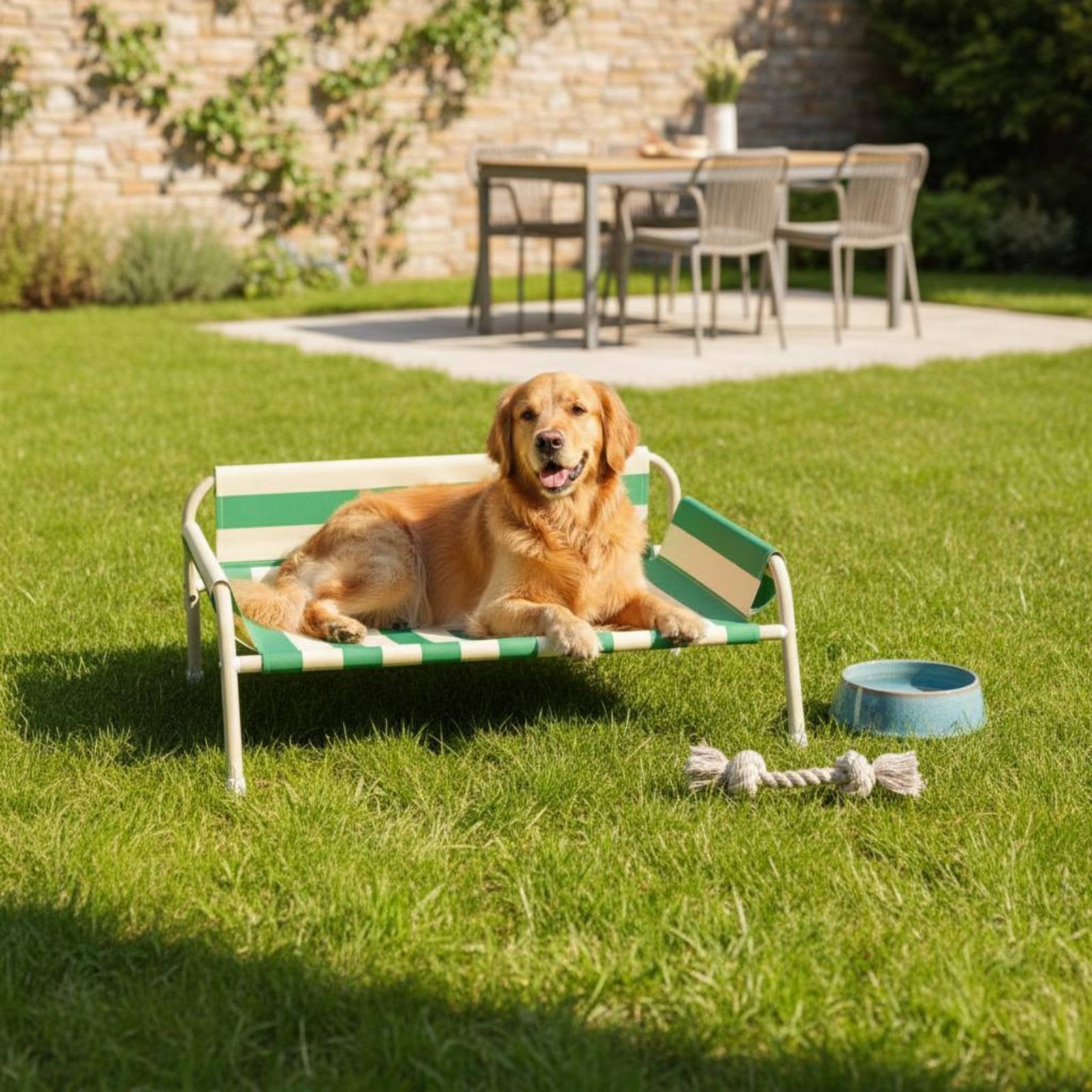 Elevated Dog Bed Water-Resistant-Proof Raised Pet Cot Long-Lasting for Indoor