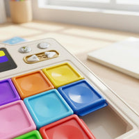 Electronic Slide Brain Teaser Interactive Handheld Reasoning Game ABS Plastic