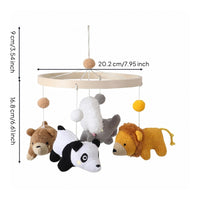 Crochet Creature Mobile Knitted Texture Infant Decor Stuffed for Infants