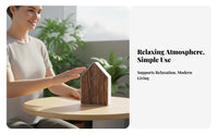 Avian Song Box Tap Control Singing Avian Box Wall-Mountable Sound Relaxation Device Nature-Inspired Design House-Shaped Sound