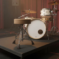 Drum Throne Anti-Slip Feet Adjustable Drum Throne 360 Degree Swivel Percussion Stool for Jazz Artists, Stage