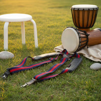 Double Shoulder Drum Strap Padded Shoulders African Drum Strap for Performances