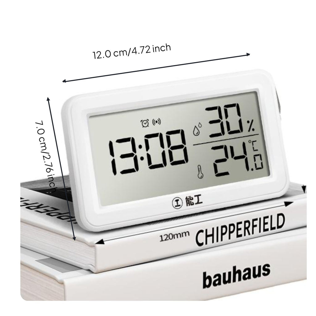 Digital Hygrometer, Indoor Thermometer, High-Accuracy Temperature and Humidity Gauge, Wall-Mounted, Infant Nursery