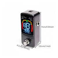 Chromatic Pedal Tuner Lightweight Mini Pedal Tuner Fast and Accurate Music Accessory for Guitarists, Stage, Rehearsal