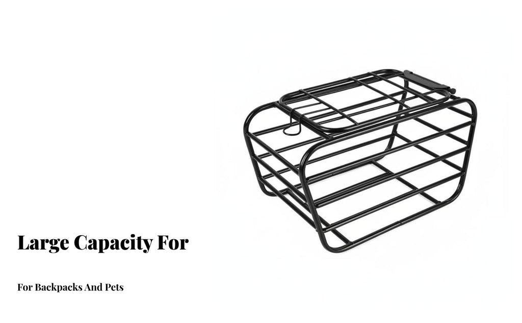 Multi-Functional Cycle Pet Carrier Basket Large Capacity Dog Bike Carrier Easy Installation for Travel