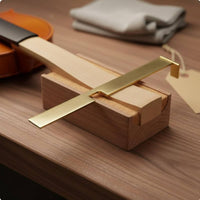 Violin Fingerboard Angle Ruler Materials Fingerboard Installation Gauge Brass Violin Neck Angle Gauge for Luthiers