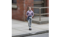 1/64 Scale Man Figure 3D Printed Painted Human Miniature for Collectors