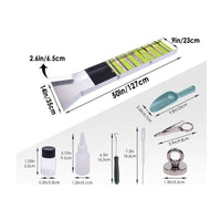 Complete Aurum Prospecting Kit Foldable Design Aluminum Sluice Box for Beginners