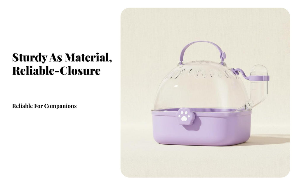 Transparent Capsule Pet transport Spacious Interior Small creature excursion Bag