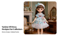30cm Doll Dress Cute Design 1/6 Scale Doll Clothes Layered Skirt for BJD Hobbyists