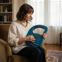 19-String Lyre Harp Warm Clear Tones 19 String Lyre 18 Stringer Shape for Travel