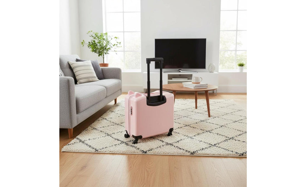Feline Ear Rolling Suitcase Password Lock Children's Luggage Macaron Colors