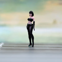 Painted Woman Agent Model Resin Material Display Accessory for Micro Photography