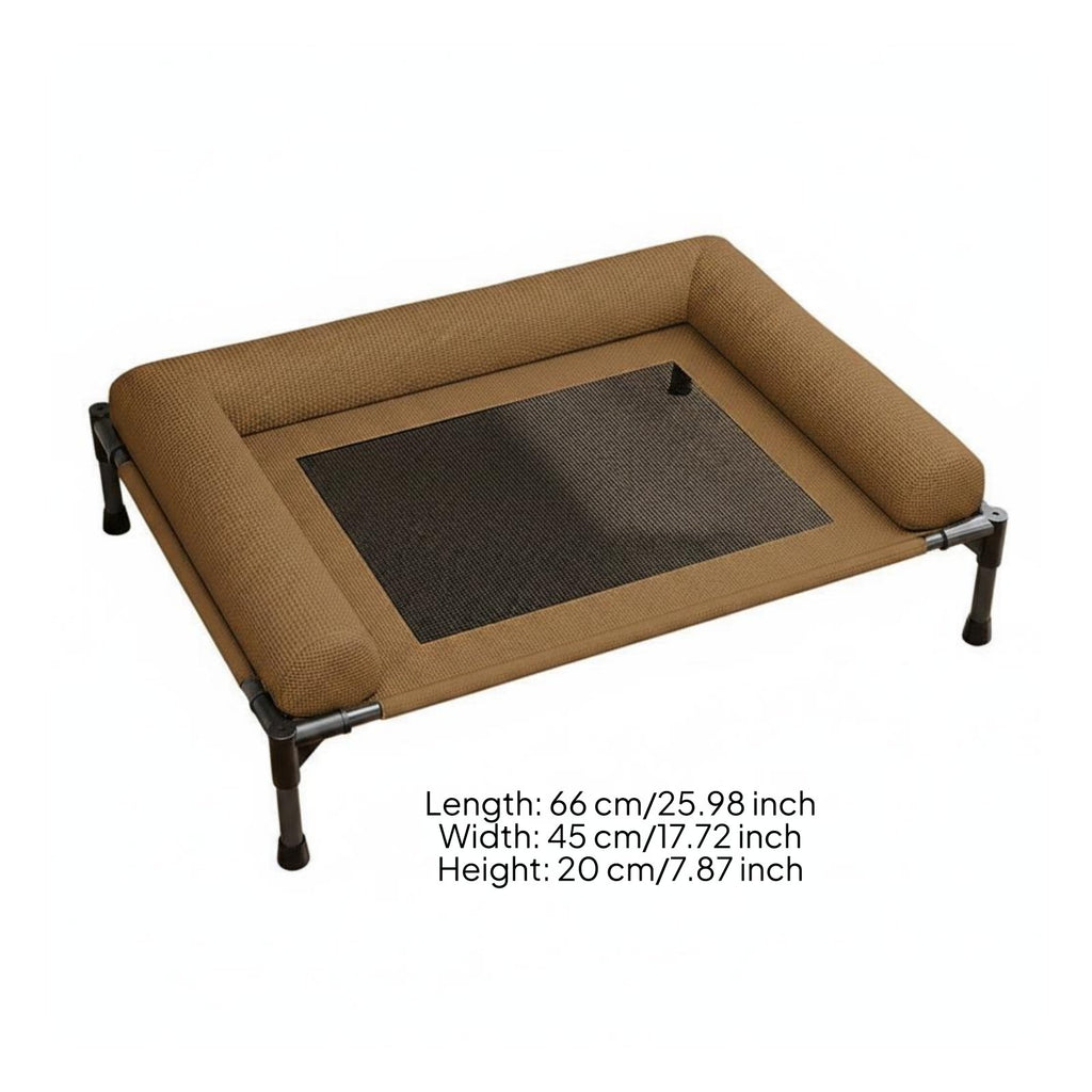 Raised Dog Elevated Pet Bed Cooling Mesh Dog Bed No-Tools-Required Assembly
