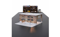 Factory Diorama Detailed LED Lighted Diorama Realistic Model for Office Desk