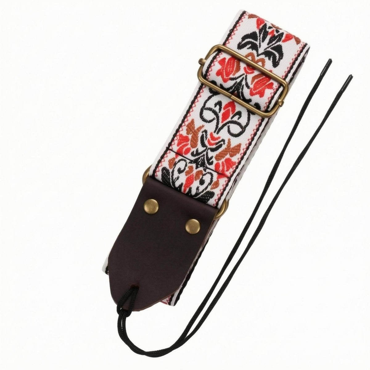 Embroidered Guitar Strap Thick Guitar Strap Long-Lasting Stitching