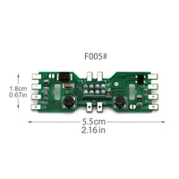 HO Locomotive PCB Easy to Install Model Train Upgrade Board Long-Lasting