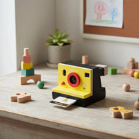 14 Pieces Wooden Camera Play Set Search-and-Find Activities Wooden Camera Toy