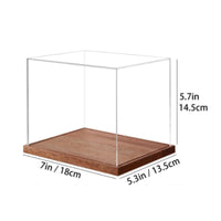 Mini Football Helmet Showcase Water Proof Acrylic Helmet Display Case for Office