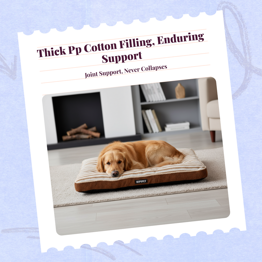 Dog Bed, Orthopedic cleanable Pet Sofa, Removable Cover, Winter Warm Mat for Large Dogs