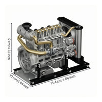 Engine Model Metal Science Toy Miniature