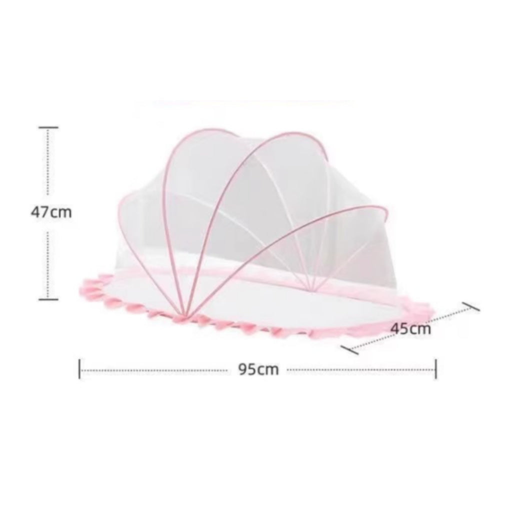 Foldable Baby Net Dense Mesh Full Cover Crib Net Portable for Babies