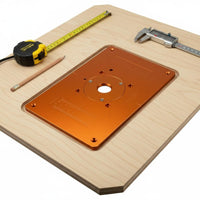 Router Table Insert Plate Anodized Power Tool Part Rust-Resistant for Workshop