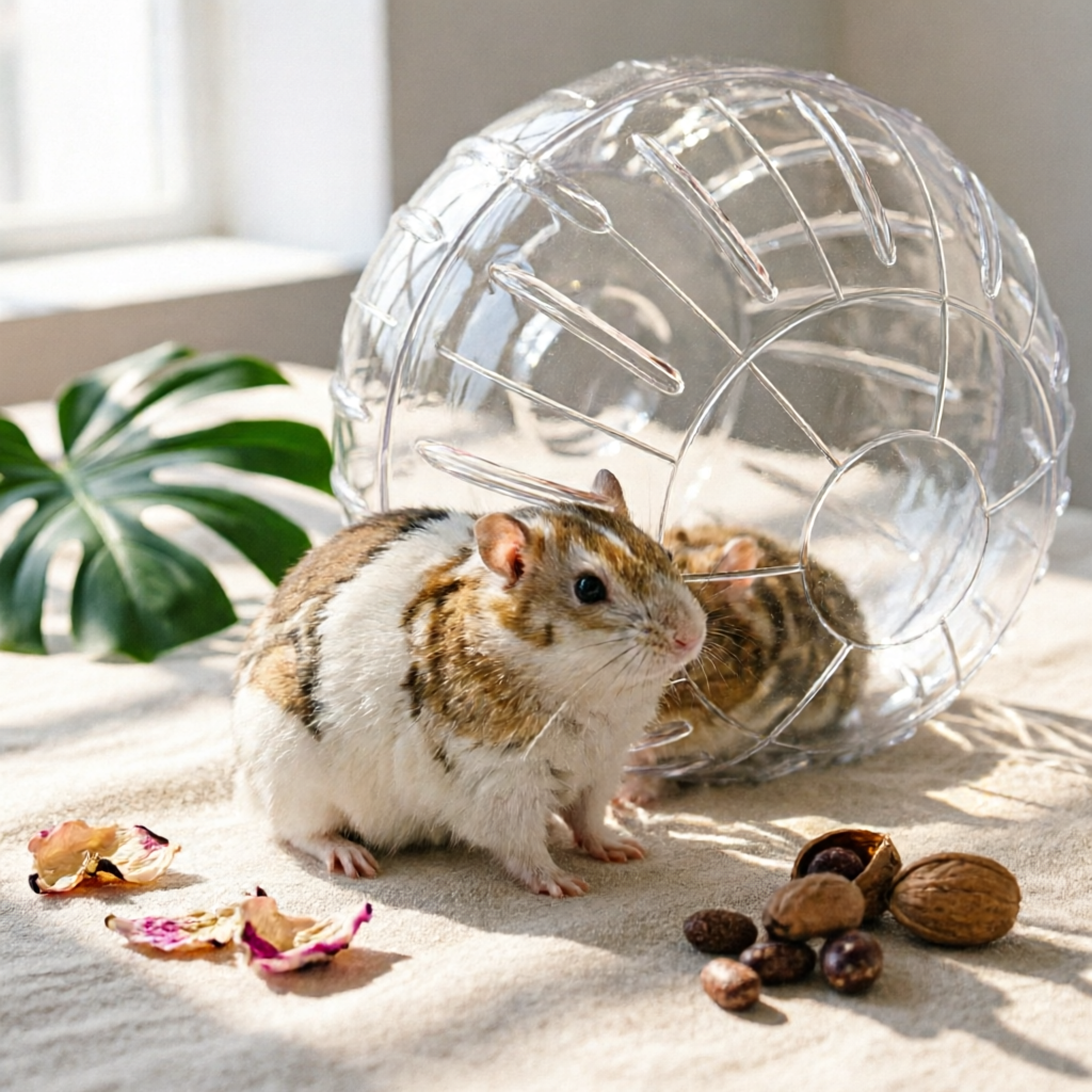Clear Hamster Ball Outdoor Use Hamster Exercise Sphere Secure and for Hamsters, Indoor