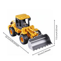 Bulldozer Toy Car Large Size Toy Front Loader Realistic Design for Boys, Kids