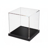 Acrylic Display Box Stackable Design Clear Collectible Container Glue-No-Cost