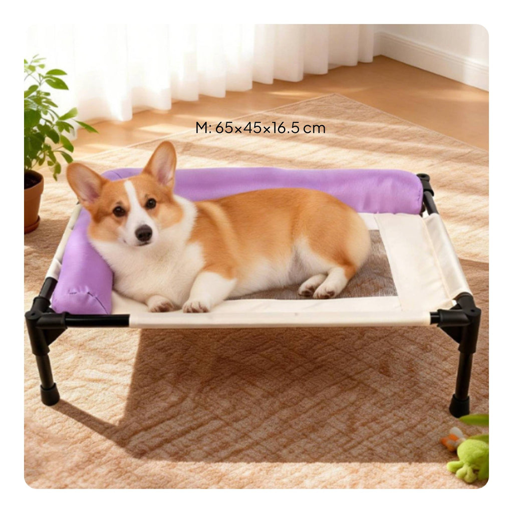 Elevated Dog Cot Washable Elevated Dog Bed Detachable for Small Dogs