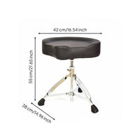 Drum Throne Stable Metal Legs Adjustable Drum Throne Non-Slip Audio Stand Equipment for Stage