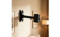 Thickened Metal Speaker Wall Mount Heavy Duty Surround Speaker Wall Mount Easy Install Audio Accessory Extendable Arm for KTV, Living Room, Studio