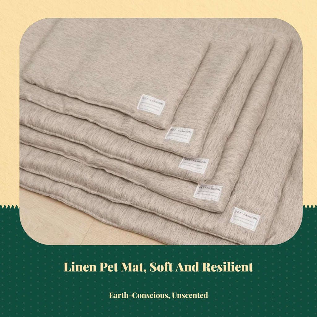 Dog Bed Mat, Winter Warm Kennel Pad, Soft cleanable Pet Sofa, Suitable for Small, average, and Large Dogs and felines