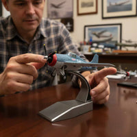 F-4F Fighter Model Plane Preassembled Warplane Display Model High Detail Collector's Plane for Collection