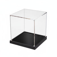 Acrylic Display Box Stackable Design Clear Collectible Container Glue-No-Cost